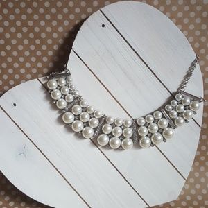 Pearl statement necklace